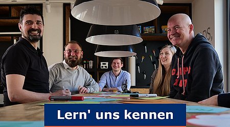 Startszene des Videos: Arbeiten bei GS1 Germany mit dem Claim: Lern' uns kennen