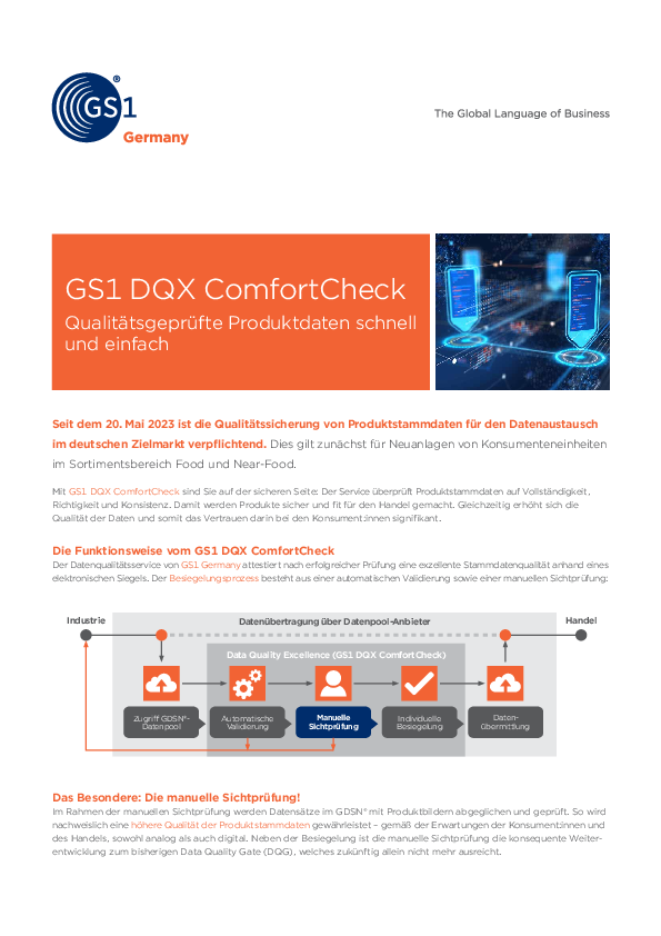 Flyer GS1 DQX ComfortCheck