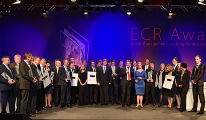 Gruppenbild aller Gewinner des ECR Award 2015 für Pressemeldung