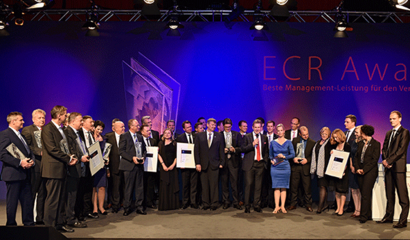 Gruppenbild Preisträger des ECR Award 2015 für Pressemeldung